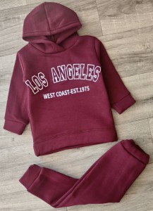 Костюм "Los Angeles" бордовий, дівчинка 3-5-7-9 років