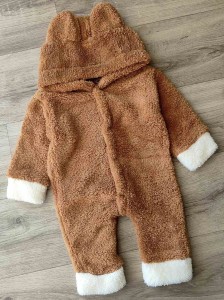 Человечек Denito "Однотонный" коричневый, мальчик 1-2-3 лет