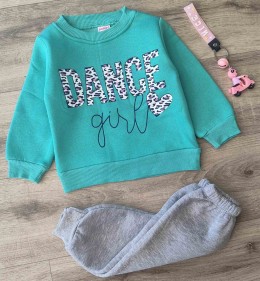 Костюм Aybeyce Kids ''Dance'', зелений (бірюзовий), дівчинка 1-2-3-4 роки