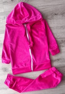 Костюм "Велюр" маліновий, дівчинка 3-5-7-9 років