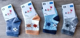 Носочки ADN «Ромбик» микс цветов, мальчик 0-12 місяців