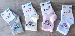 Носочки ADN «Сердце» микс цветов, девочка 1-2 года