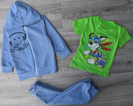 Костюм «Патруль» голубой(бледный), мальчик 1-2-3-4-5 лет