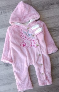 Человечек Murat Baby "Зайка" розовый, девочка 0-3-6-9 месяцев