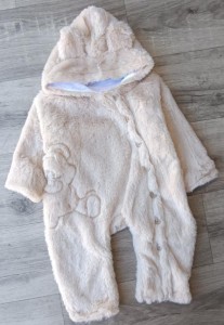 Человечек Murat Baby "Мишка" бежевый, унисекс 0-3-6-9 месяцев