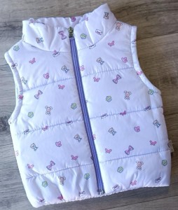 Жилет Boni "бант+заяц" бузковий, дівчинка 1-2-3 років