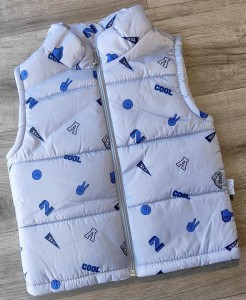 Жилет Boni "Cool" сірий, хлопчик 1-2-3 років