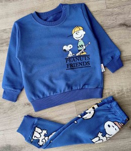 Костюм "Friends" синій, хлопчик 6-12-18 -24 місяців