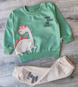 Костюм Babygo  "Dino" зелений, хлопчик 6-12-18 -24 місяців