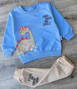Костюм Babygo  "Dino" блакитний, хлопчик 6-12-18 -24 місяців