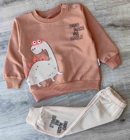 Костюм Babygo  "Dino" коричневий, хлопчик 6-12-18 -24 місяців