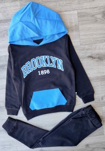 Костюм Babygo  "Brooklyn" блакитний, хлопчик  3-4-5-6 років