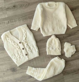 Костюм Becol "Косичка" молочний, унісекс 3-6 місяців