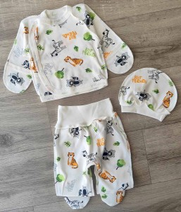 Комплект "Best friends " білий, унісекс 0-3 місяців