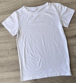 Футболка «Однотонна» білий, унісекс 11-12-13-14 років