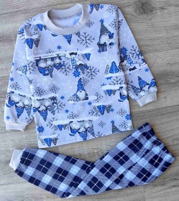 Піжама "Гном" сірий, хлопчик 2-3-4-5-6 років