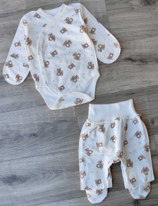 Комплект «Коала 2» белый,  унисекс 0-3 месяцев