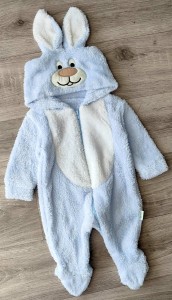 Чоловічок Pera Bebe "Зайчик посміхається" блакитний, хлопчик 3-6-9 місяців