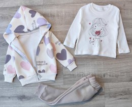 Костюм Partner "Amazing" бежевый, девочка 9-12-18-24 месяцев