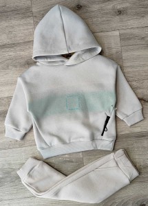 Костюм Bebico "Квадратик" бежевий, хлопчик 9-12-18-24 місяців