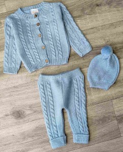 Костюм Oz-ka Bebe "Косичка" синій, хлопчик 3-6-9 місяців