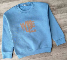 Реглан CMK Kids "Wake up" блакитний, хлопчик 3-5-7-9-11 років