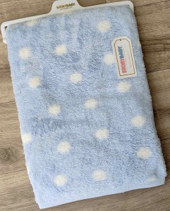 Плед Story Baby "Цятки" блакитний, хлопчик 100*85