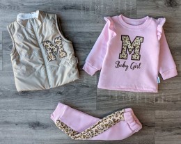 Костюм Minitix "Baby girl" рожевий, дівчинка 9-12-18-24 місяців