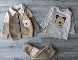 Костюм Minitix "Cute bear" коричневий, хлопчик 9-12-18-24 місяців