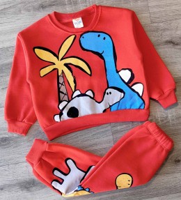 Костюм Wow Colors «Динозаврик» червоний, хлопчик 1-2-3-4 роки