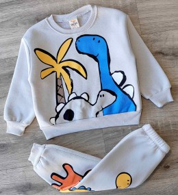 Костюм Wow Colors «Динозаврик» серый, мальчик 1-2-3-4 года