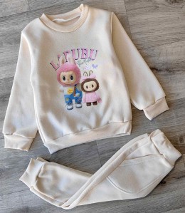 Костюм Arol Kids "Лабубу" бежевий, дівчинка 2-3-4-5 років