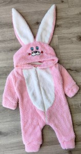 Человечек Denito "Зайка" розовый, девочка 1-2-3 лет