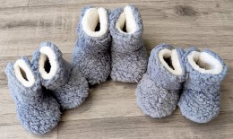 Пинетки Minissa " Однотонный" серый, мальчик 19,20,21 размеры