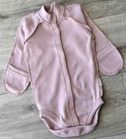 Боди "Однотонный" , коричневый(теракотовый), девочка 0-3-6 месяцев