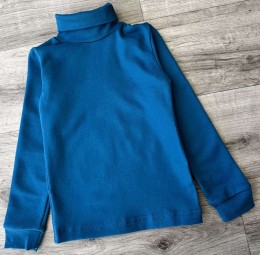 Водолазка "Однотонная" , синий, мальчик 11-12-13-14 лет