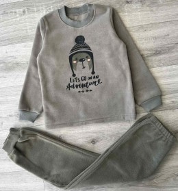 Костюм «Lets go» зеленый(хаки), мальчик 6-7-8-9-10 лет