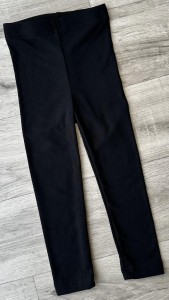 Лосины "Однотонные" черный 11-12-13-14 лет