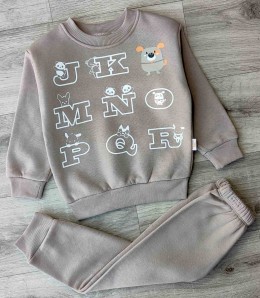 Костюм Feely Kids "Літери" коричневий, хлопчик 2-3-4-5 років