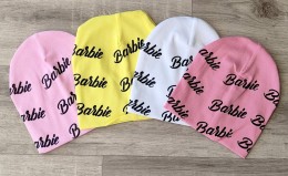 Шапочки "Barbie" микс цветов,девочка 1-2 года