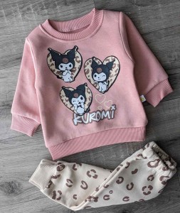 Костюм Bobisko "Kuromi" персиковий, дівчинка 9-12-18-24 місяців