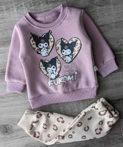 Костюм Bobisko "Kuromi" рожевий(пудра), дівчинка 9-12-18-24 місяців