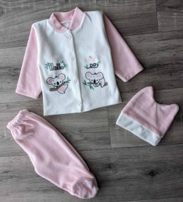 Комплект Melish Bebe "Коала" розовый, девочка 0-3 месяцев