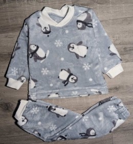 Піжама "Пінгвін" сірий, унісекс 1-2-3-4-5 років