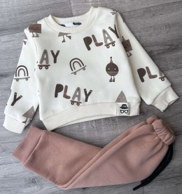 Костюм Ronix "Play" коричневый, мальчик 6-9-12-18 месяцев