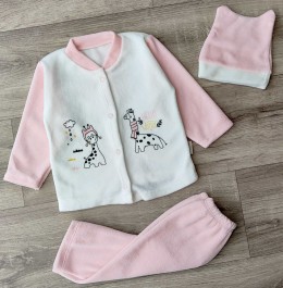Комплект Melish Bebe "Жирафик" розовый, девочка 0-3 месяцев