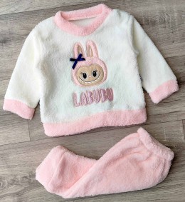 Костюм Gulsen «Лабубу» персиковий, дівчинка 6-9-12-18 місяців