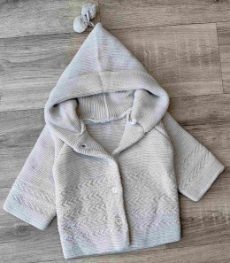 Кофта Becol "Гудзик" сірий, хлопчик 12 місяців