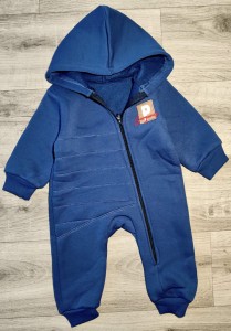 Человечек Partner "Однотонный" синий(темный), мальчик 6-9-12-18 месяцев