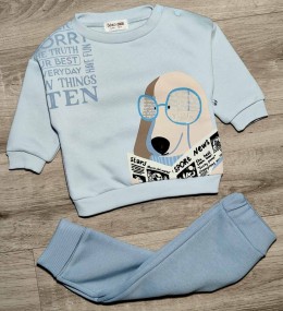 Костюм Bebico "Пес" блакитний, хлопчик 9-12-18-24 місяців